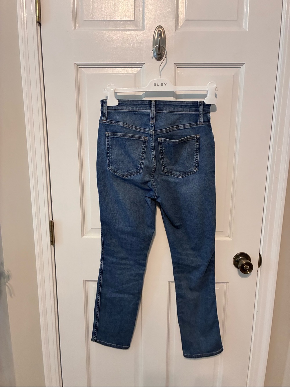 J Crew slim straight denim in size 27, women’s.